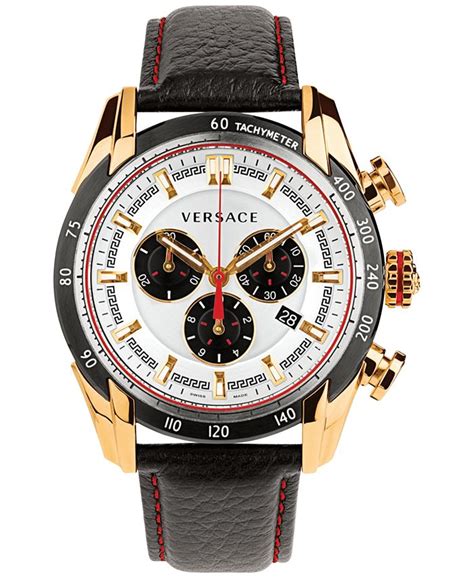 versace men's vdb040014|Versace Men's Swiss Chronograph V.